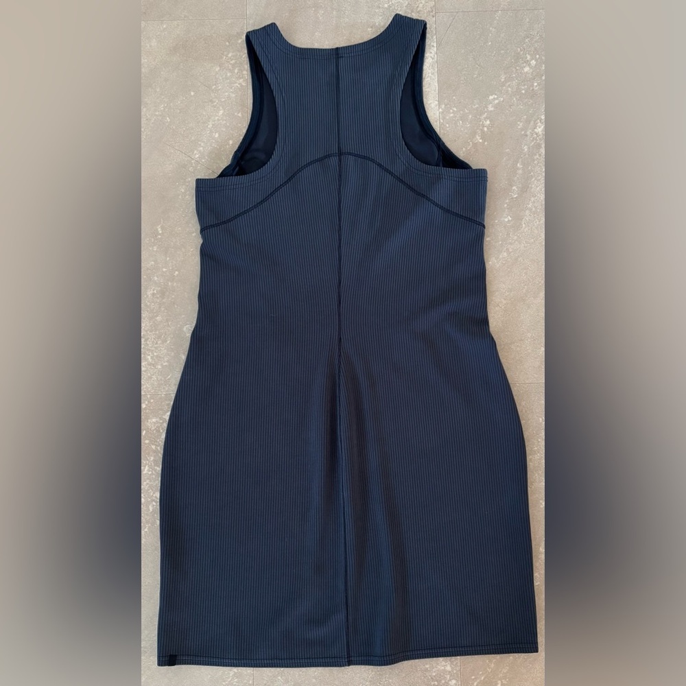 Lululemon Ribbed Softstreme Slim-Fit Tank Dress, Size 14 - Picture 6 of 9